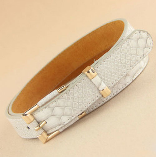 Fashion Wanita Belt Beige