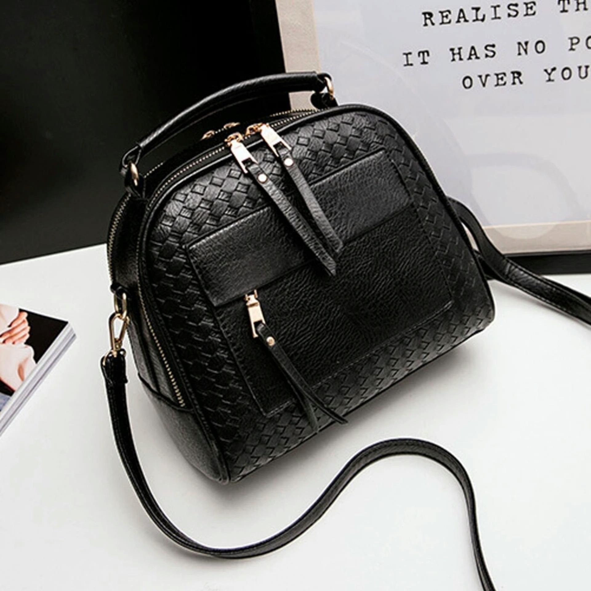 Fashionity Fiona Crossbody Bag - Tas Wanita Selempang Trendy - Hitam 