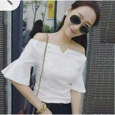 Fashionshop Blouse Eiko Puti / Baju Wanita / Blouse Korea / Atasan Wanita / Baju Formal / Kemeja Wanita / Kemeja Formal / Atasan Muslim / Kemeja Cewek Tunik / Blouse Sabrina