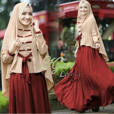 Fashionshop Hijab Lamina Syari Maroon / Dress Muslimah / Hijab Muslim / Gamis Syari / Baju Muslim / Fashion Muslim / Fashion Maxi / Setelan Muslim / Hijab Wanita / Gamis Wanita / Jilbab Instan / Kebaya / Baju Wanita