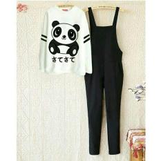 Fashionshop Jumpsuit Panda + Free Inner / Setelan Wanita /Jum panda / Jamsuit Wanita / Celana Panjang / Celana Kodok / Baju Kodok / Dress Muslim / Gamis Wanita / Baju Muslim/ Hijab Muslim / Fashion Muslim/ Gamis Modern/ Kemeja Muslim / Atasan Wanita