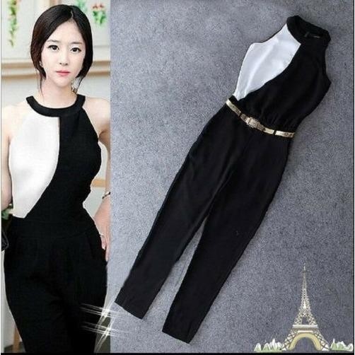 Fashionshop Jumpsuit Wanita Eifel / Setelan Wanita /Jamsuit / Jamsuit Wanita / Celana Panjang / Celana Kodok / Baju Kodok  