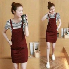 Fashionshop Overall Manik + Free Inner / Setelan Wanita /Jamsuit / Jamsuit Wanita / Celana Panjang / Celana Kodok / Baju Kodok