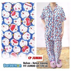 Fashionshop119 Panjamas Doraemon Jumbo Katun Jepang Asli