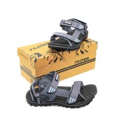 Faster Sandal Gunung Pria Cartenz 02 (2 in 1 model) - Black/Grey