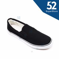 FASTER Sepatu Kanvas Sneakers Wanita 1603-06 - Hitam/Putih Size 36-40