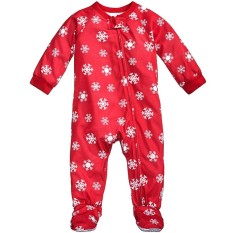 Favolook Keluarga Piyama Suit Father Ibu dan Bayi Natal Nyaman Snowman Mencetak Keluarga Piyama Suit-Intl