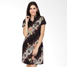 FBW Shanghai Cheongsam Batik Dress - Putih Hitam