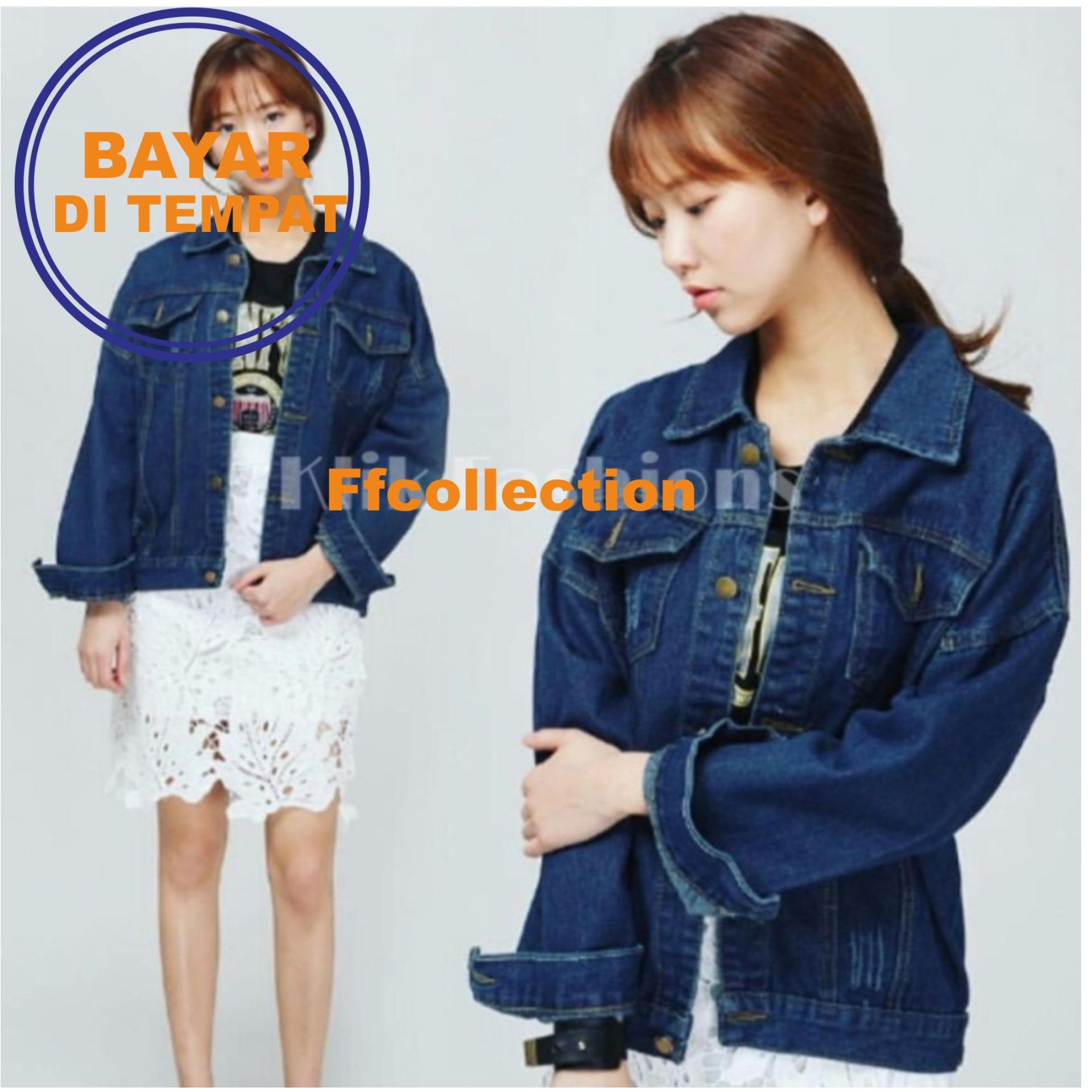 FF Jaket Jeans / Jaket Denim Wanita [Light Blue / Bioblits]