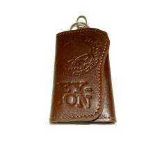 Fia Dompet Gantungan Kunci 100% Kulit Asli Mobil Motor - Coklat Tua