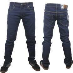 FIFTEEN DENIM Celana jeans skiny fit pria - Blue garment