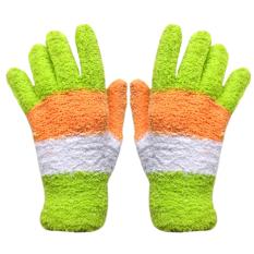 Fio Online Sarung Tangan Wanita Bahan Handuk - Hijau Orange