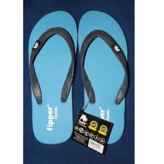 Fipper Classic Sandal Jepit Flat Pria Warna Biru Gratis Ongkir