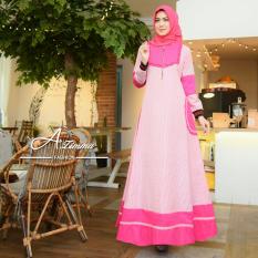 Fitia Gamis Motif Garis