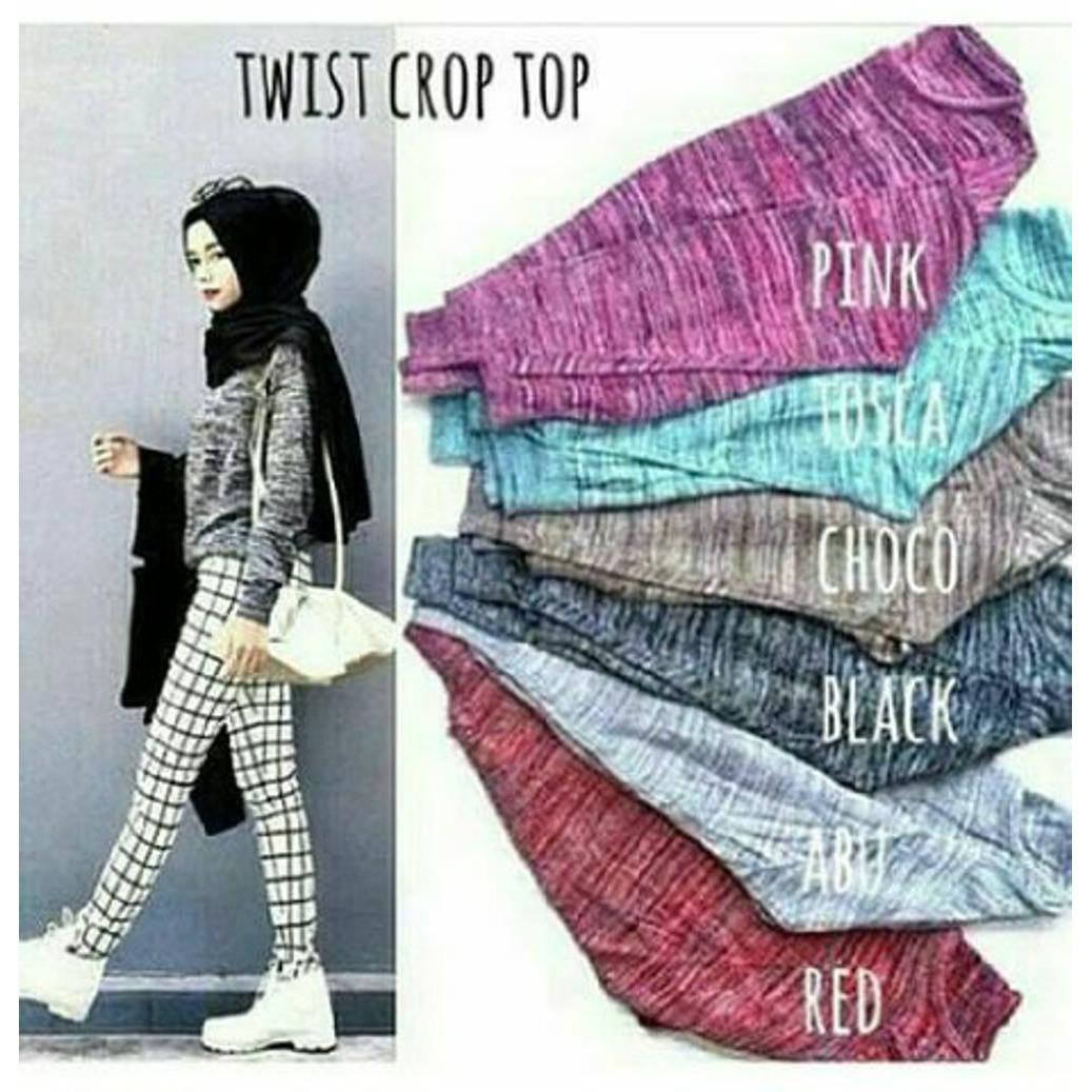 FJCO FJ Blouse twist / Atasan wanita / Blouse wanita / Fashion wanita / Atasan Muslimah