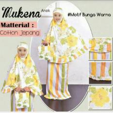 Flam Mukena Anak Katun Jepan Jessica_Yellow