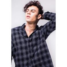 ERIGO Flannel-YOSELIN Unisex WHITE-NAVY