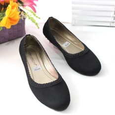 FLATSHOES FLAT SHOES GRATICA JJ01 HITAM