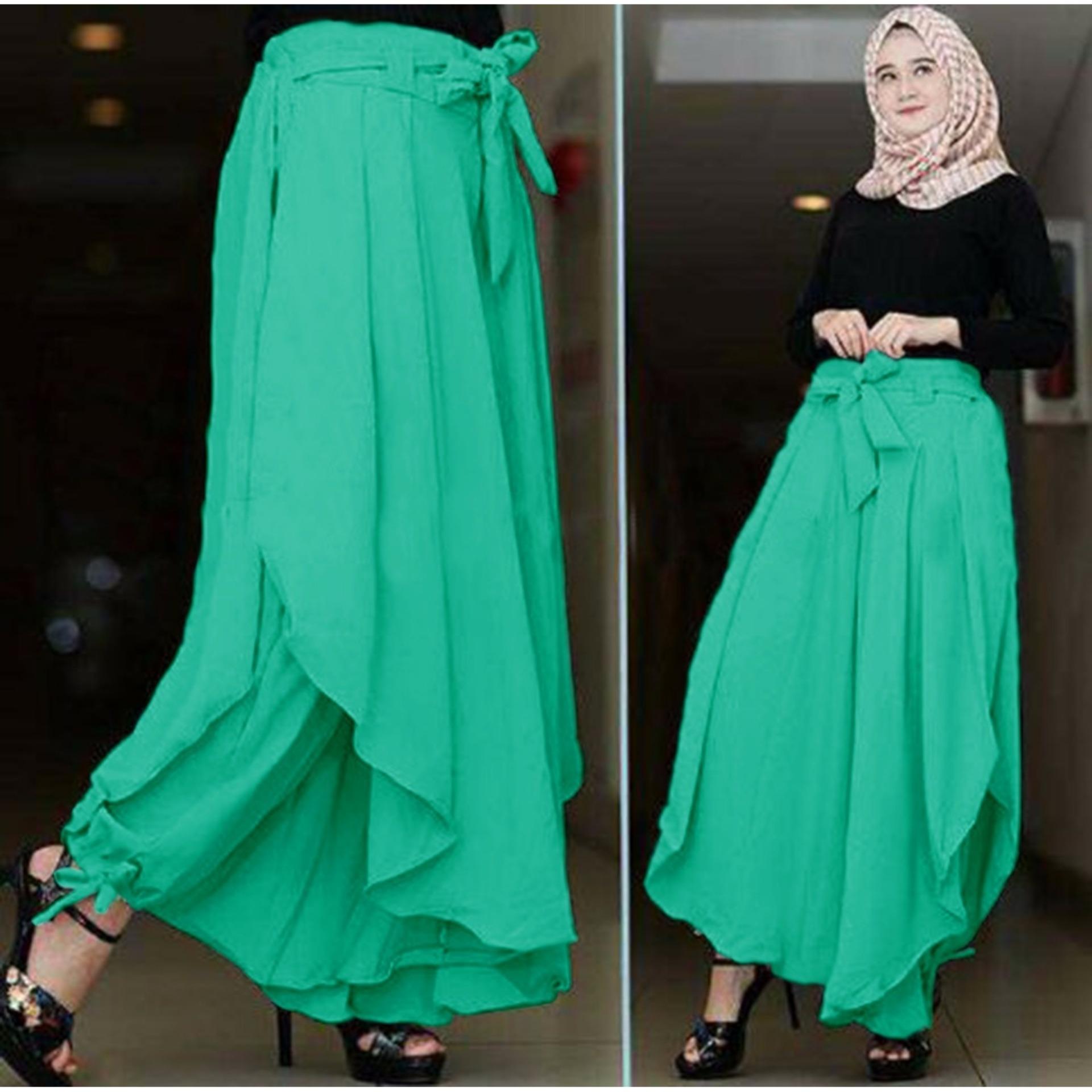 HARGA MURAH Flavia Store Celana Panjang Wanita FS0146 TOSCA Flavia Store Celana Panjang Wanita FS0146 TOSCA Kulot Rok Muslim Aladin Bawahan Muslimah