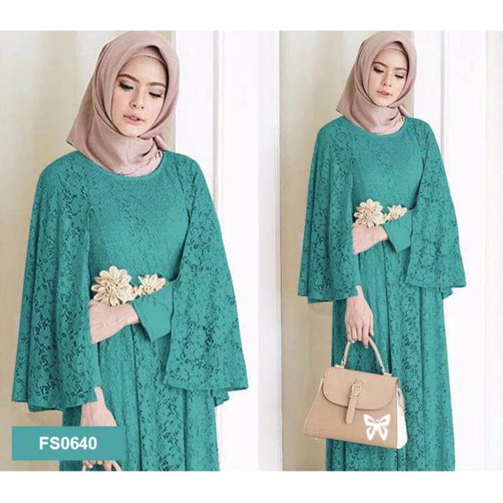 Flavia Store Maxi Dress Lengan Panjang FS0640 - TOSCA