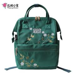 Flower Princess Vintage Waterproof Nylon Women Backpacks for Teenage Girls School Travel Mochila Escolar Feminina Mochila Mujer