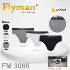 Flyman 3 Pcs Celana Dalam Pria Underwear Pria FM 3066