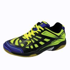 Flypower Losari Sepatu Badminton Citrus-Black-Blue