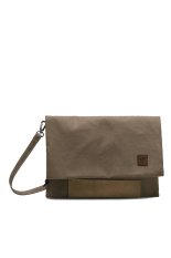 Follos Tas Kanvas Kate Clutch - Olive