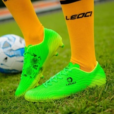Sepatu Sepak Bola 2017 Rendah-Memotong Hypervenom Phantom 3 Sepatu Sepak Bola FG Sepak Bola Bot-Hijau-Internasional