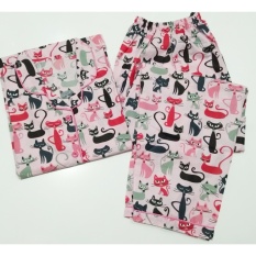 Fortune Fashion Piyama Kucing Pink Panjang / Piyama Murah / Piyama Karakter / Baju
Santai / Daster / Daster Murah / Baju Tidur Wanita