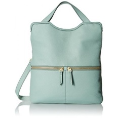 Fossil Erin Foldover Tote, Sea Glass, One Size - intl