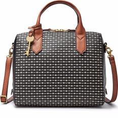 Fossil Fiona Satchel – Black Stripe, ZB 7272080