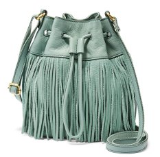 Fossil Jules Mini Fringe Drawstring - Sea Glass, ZB 6765116