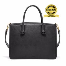 Fossil Skylar Satchel Leather Bag - Tas Wanita - Hitam
