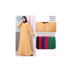 Fox- BAJU GAMIS POLOS JERSEY KOREA 016697 BUSUI / BAJU MUSLIM WANITA FASHION