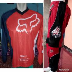 Fxmrhs Jersey Celana Setelan Sepeda Trail CRoss Promo Murah (Merah)