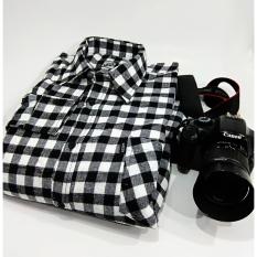 HT-FREE GELANG!! kemeja pria kotak-kotak bahan flanel BIG SIZE!!