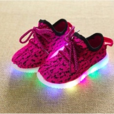 Freeshop Model Sepatu Lampu Anak Kasual S264 - Pink