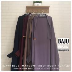 French Khimar Basic Zipper