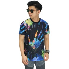 Frozenshop.com - Kaos Printing Hand Paint Stains - Kaos Cowok