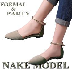 FS01 NAKE Flatshoes gelang selop wanita