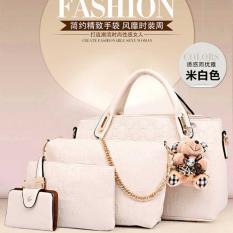 FSMall Tas 4in1 Set warna Beige