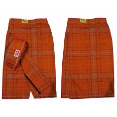 FTC - Banaka Sarung Celana Anak Size M (Orange Abu)
