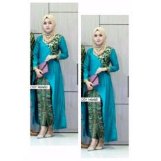 Fufuclothes Gamis Batik Putri Diana - HIJAU