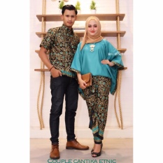 Fufuclothes - Sarimbit Batik Pesta Kondangan Model Lilit Batwing