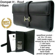 Gabrielle Dompet H Roof Korean Style- Hitam