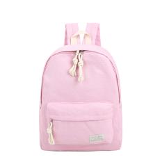 Gadis Murni Mahasiswa Warna Multifungsi Kanvas Tas Sekolah Membawa Tas Ransel Perjalanan Luar Ruangan Tablet Berwarna