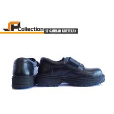 GAHHAR Sepatu Safety Pria Gahhar Kretekan - Hitam / Sepatu Safety Kulit / Sepatu Pdl Security / Sepatu Pdl Pria / Sepatu Pdl Jatah Tni / Sepatu Pria Murah / Sepatu Kulit Pria Murah / Sepatu Kulit Asli