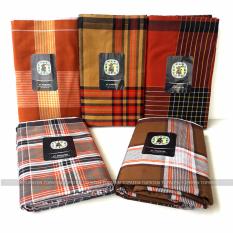 Gajah Duduk Sarung Tenun 1 Pc Corak Random - Eksklusif Premium Muslim Motif Kotak Kain Sarong Muslim Pria Dewasa Perlengkapan Ibadah Sholat Jum'at Ied Hari Raya Pengajian - Coklat