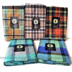 Gajah Duduk Sarung Tenun 1 Pc Corak Random - Eksklusif Premium Muslim Motif Kotak Kain Sarong Muslim Pria Dewasa Perlengkapan Ibadah Sholat Jum'at Ied Hari Raya Pengajian - Hijau
